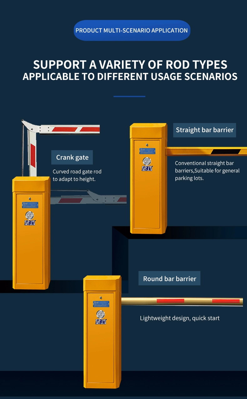 Straight Arm Smart Parking System Automatic Barrier Gate Price Boom Barrier Gate