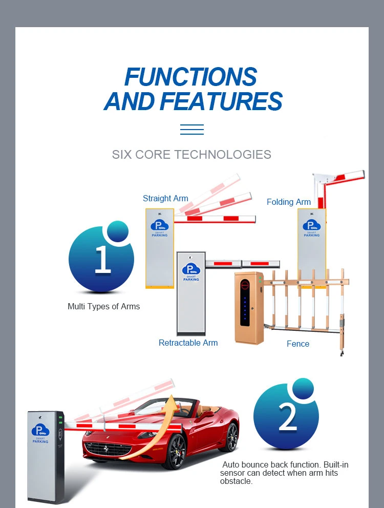 Ankuai Hot Selling Intelligent Automatic Pay Parking System with RFID