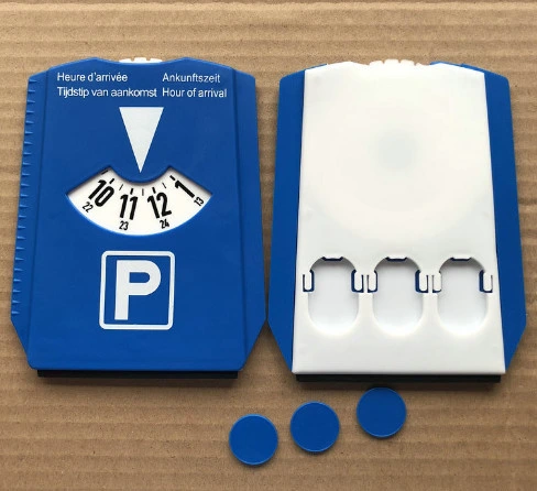 PVC Advertising Car Parking Disc Timer Meter