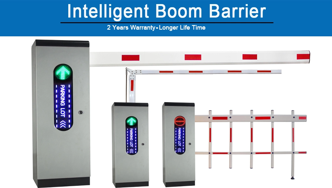 UHF None Stop Plastic Card RFID Card Boom Barrier Parking Management System