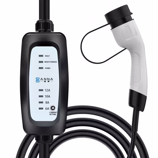 도매 IEC 62196 16A 3.5KW 전기 자동차 충전기 레벨 2 홈 어댑터 충전기 유형 2 AC 휴대용 EV 충전 스테이션